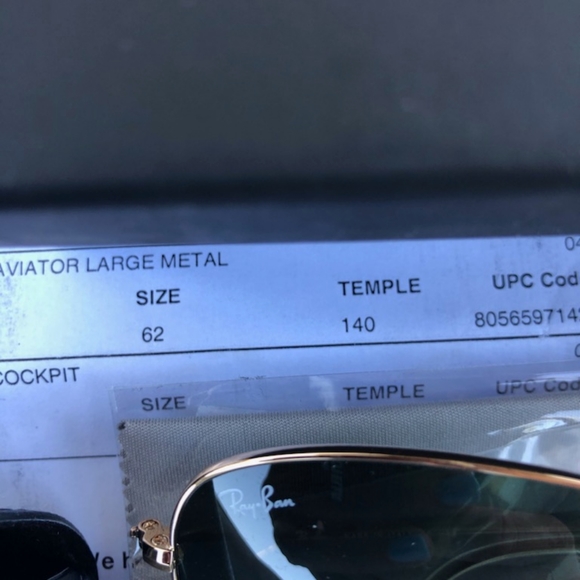 Ray ban aviators. Large frame size - Picture 2 of 4